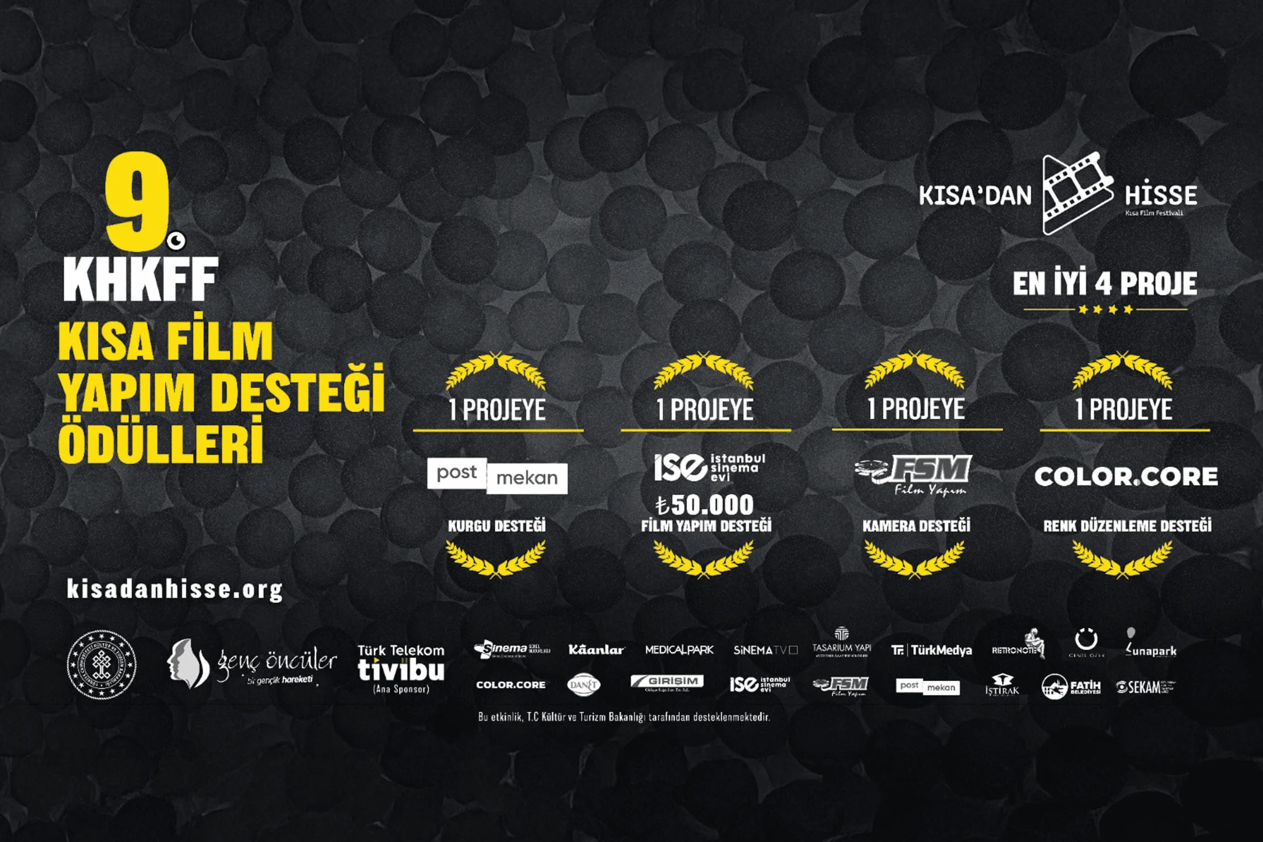 9. Kısa'dan Hisse Kısa Film Festivali Yapım Destek Ödülleri haber görseli