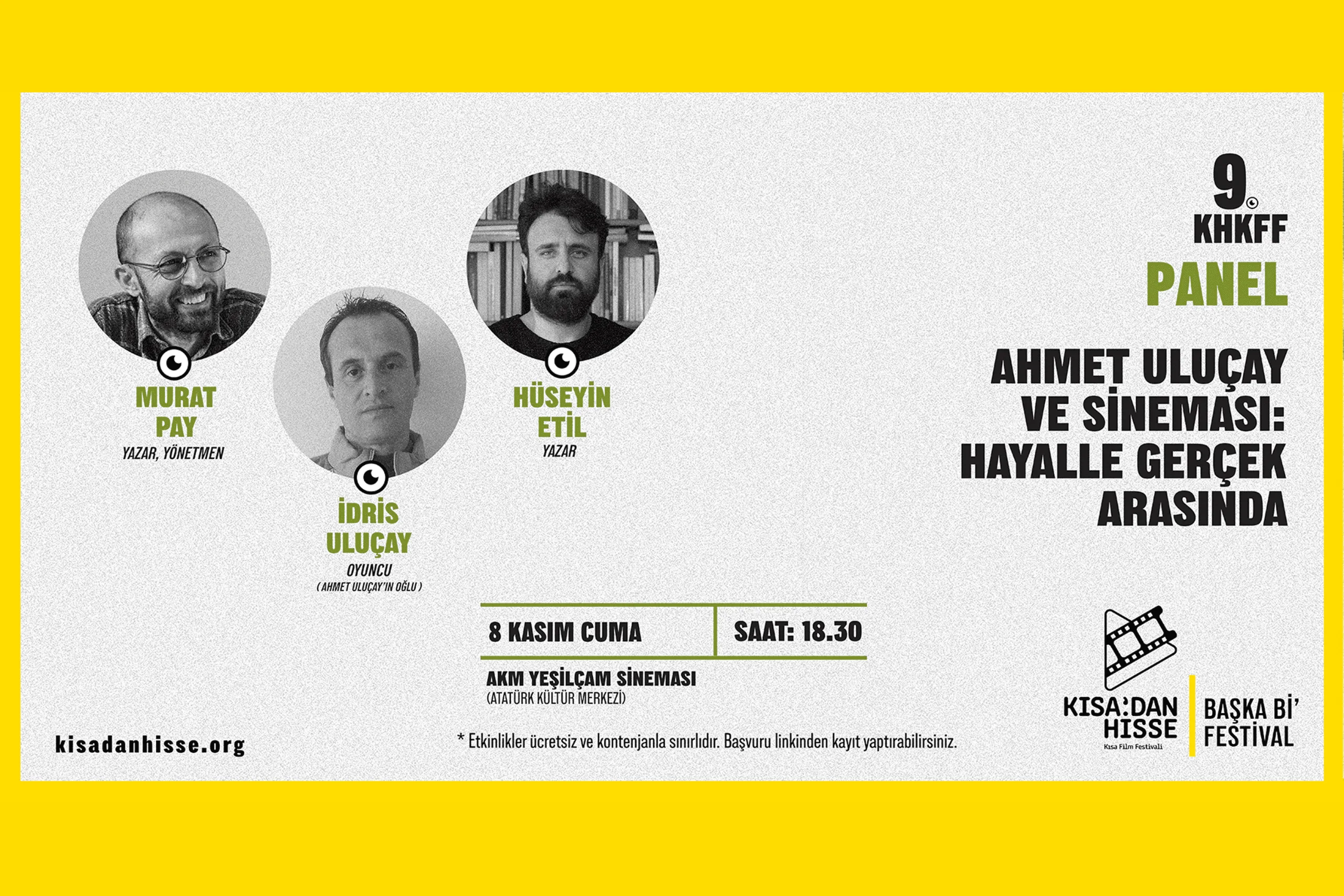 Panel - Ahmet Uluçay ve Sineması : Hayalle Gerçek Arasında haber görseli
