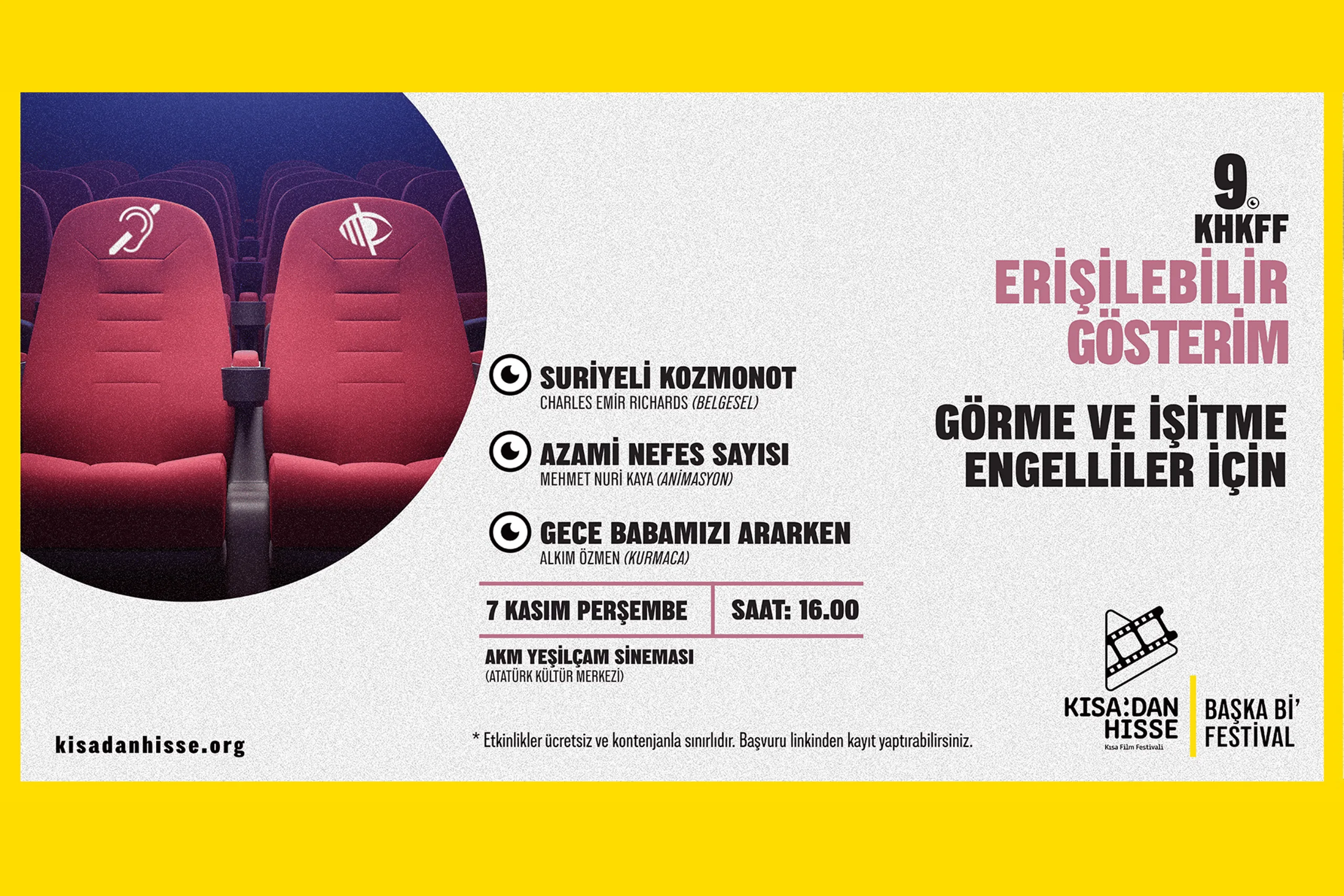 Özel Gösterim / Görme ve İşitme Engelliler İçin haber görseli