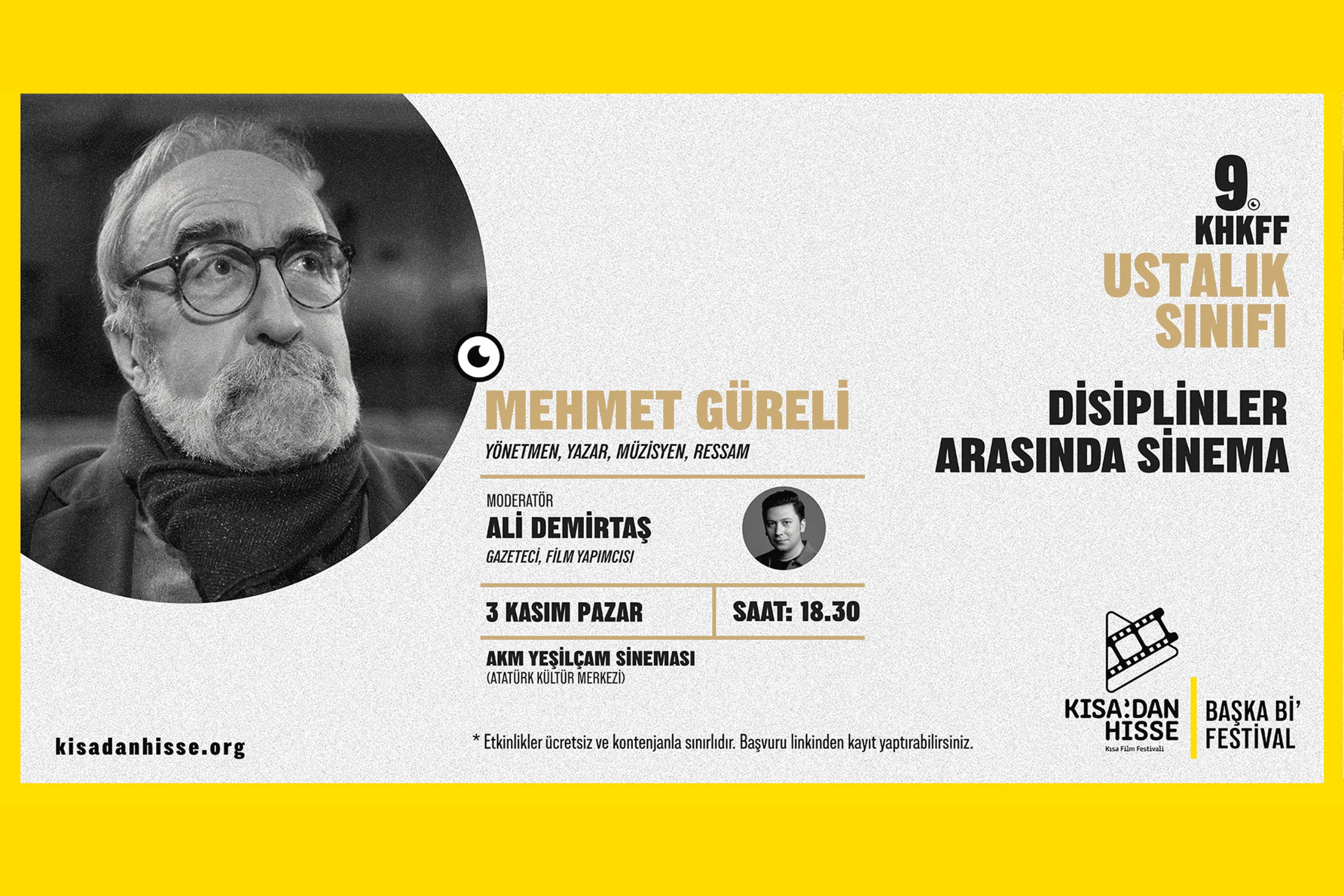 Ustalık Sınıfı / Mehmet Güreli ile Disiplinler Arasında Sinema haber görseli
